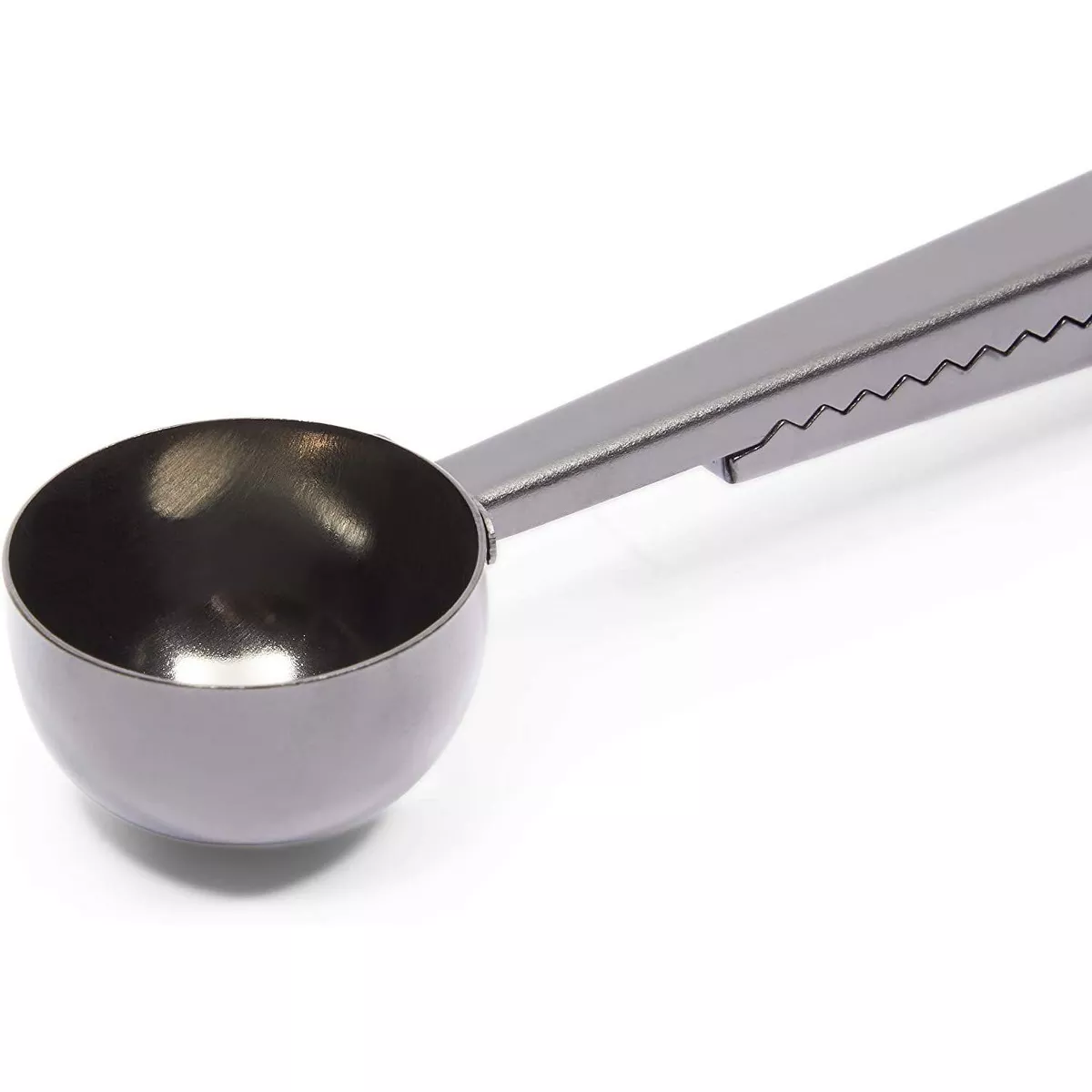 Juvale Metal Coffee Scoop (Black, 6.8 In, 2-Pack)