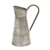 Rectangular Galvanized Metal Watering Jug Planter Gray - Olivia & May