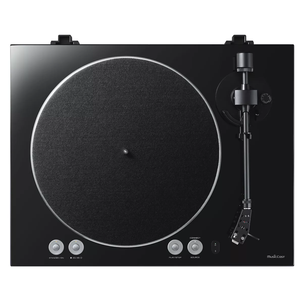 Yamaha MusicCast Vinyl 500 Wi-Fi Turntable (Piano Black)
