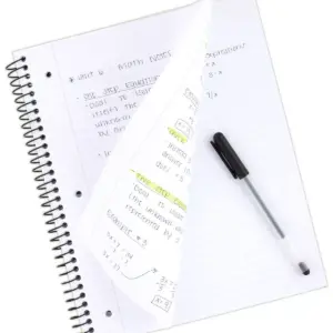 Spiral Notebook 1 Subject Wide Ruled Sports Basketball - Five Star