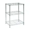 Honey-Can-Do 3 Tier 250lb Storage Racks Silver