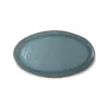 TAG Veranda Melamine Oval Aqua Dinnerware Serving Tray Platter