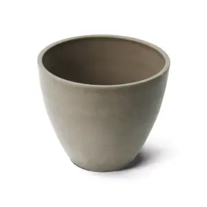Algreen Valencia 10 x 8.3 In Flower Garden Pot Planter, Taupe (2 Pack)