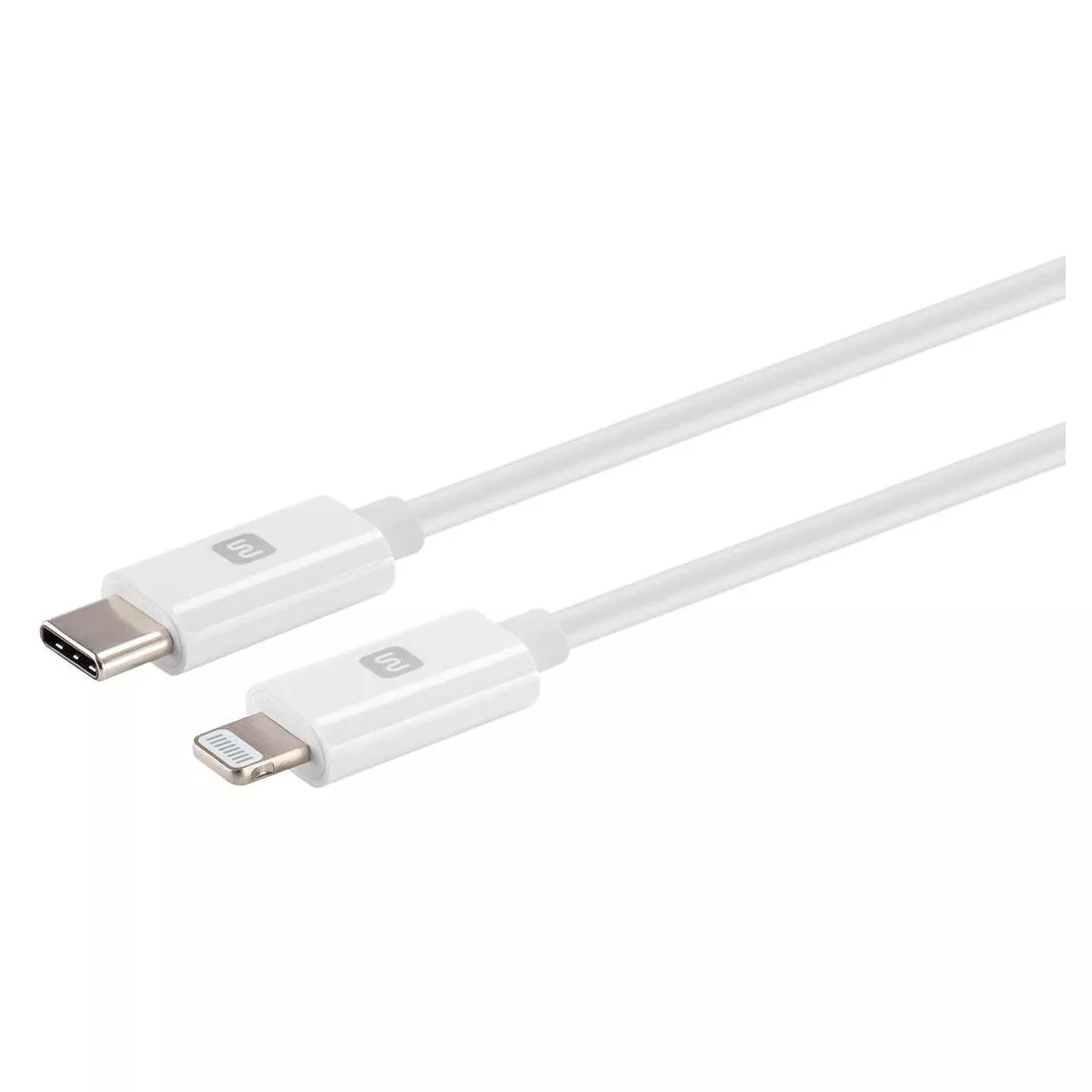 Monoprice Apple MFi Certified Lightning to USB Type-C and Sync Cable - 1.5 Feet - White | Compatible with iPod, iPhone, iPad with Lightning Connector