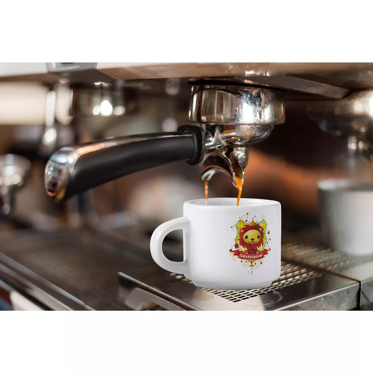 Seven20 Harry Potter Hogwarts House Gryffindor Ceramic Mini Mug - 2.67”L x 2”H