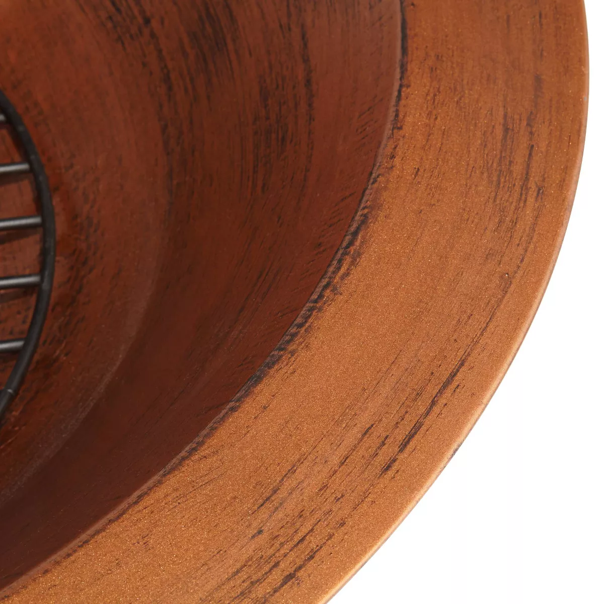 John Timberland Copper and Black Outdoor Fire Pit Round 40