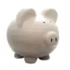 Bank 7.75" Gray Ombre Piggy Bank Money Save Baby - Decorative Banks