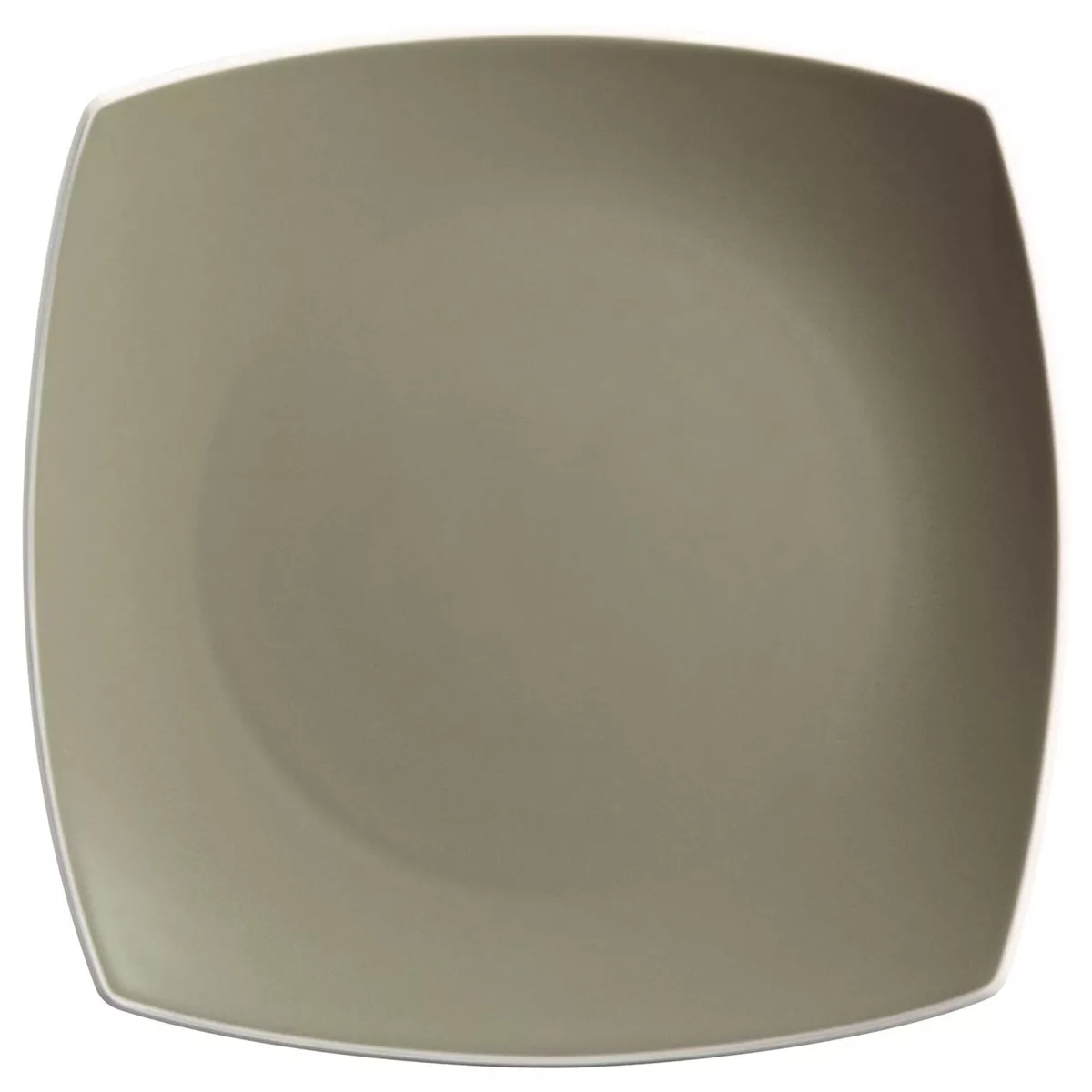 Gibson 102264.16RM Elite 16 Piece Durable Square Matte Dinnerware Set with Plates, Bowls, and Mugs, Microwave and Dishwasher Ready
