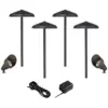 John Timberland Bronze LED Spot and Dome Path Light Landscape Kit