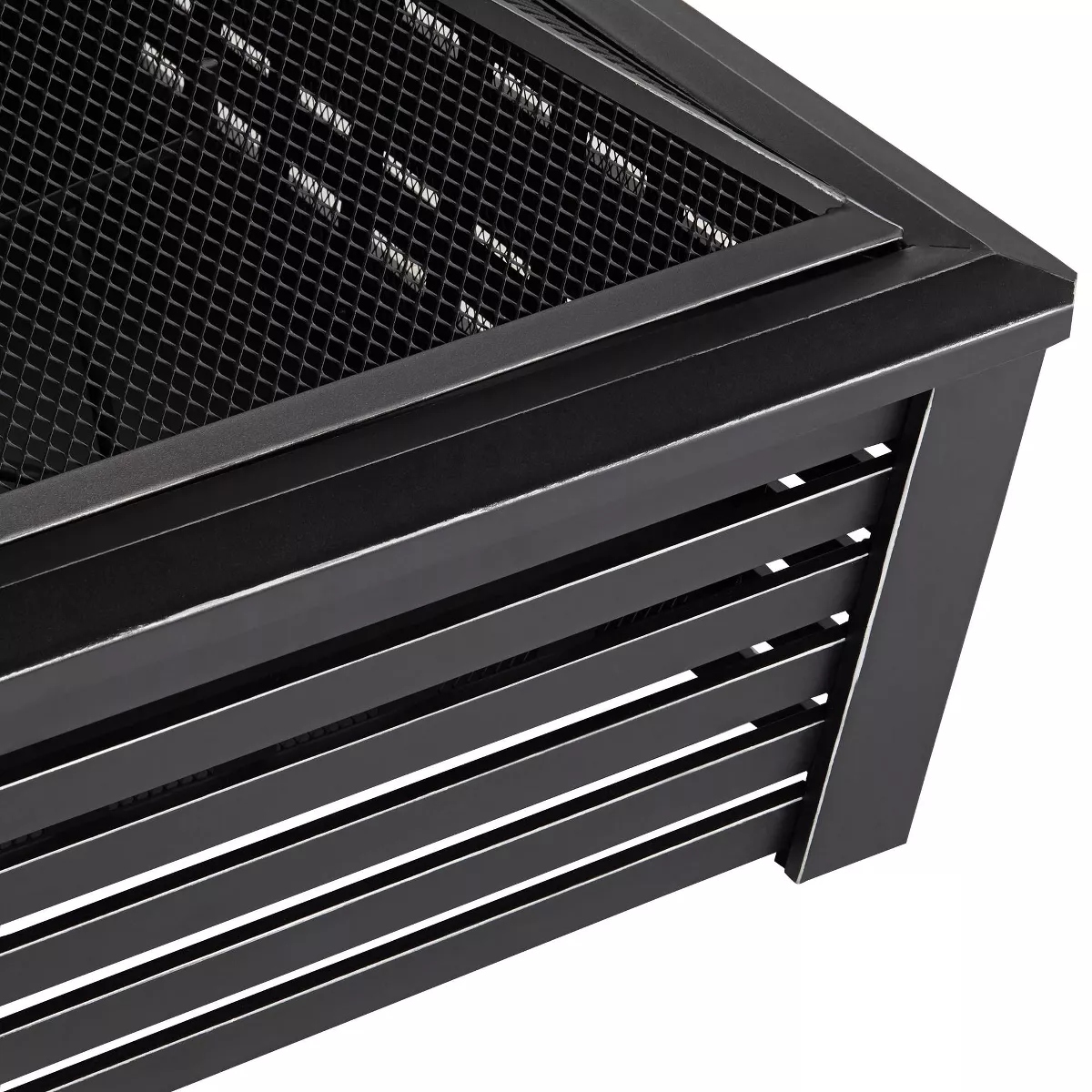 John Timberland Black Outdoor Fire Pit Square 35