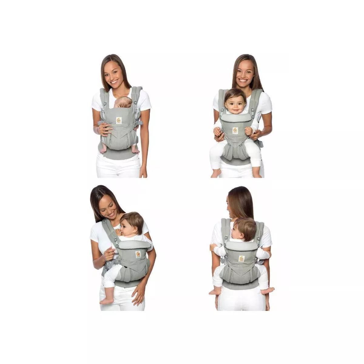 Ergobaby Omni 360 All Carry Positions Ergonomic Baby Carrier - Pearl Gray