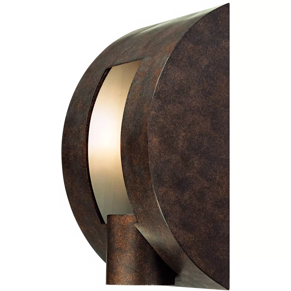 Franklin Iron Works Modern Outdoor Wall Light 12 inch Exterior Bronze Fixture Downlight for House Patio Porch Deck