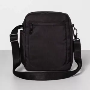 AntiTheft RFID Medium Crossbody Vertical Handbag Black - Made By Design™