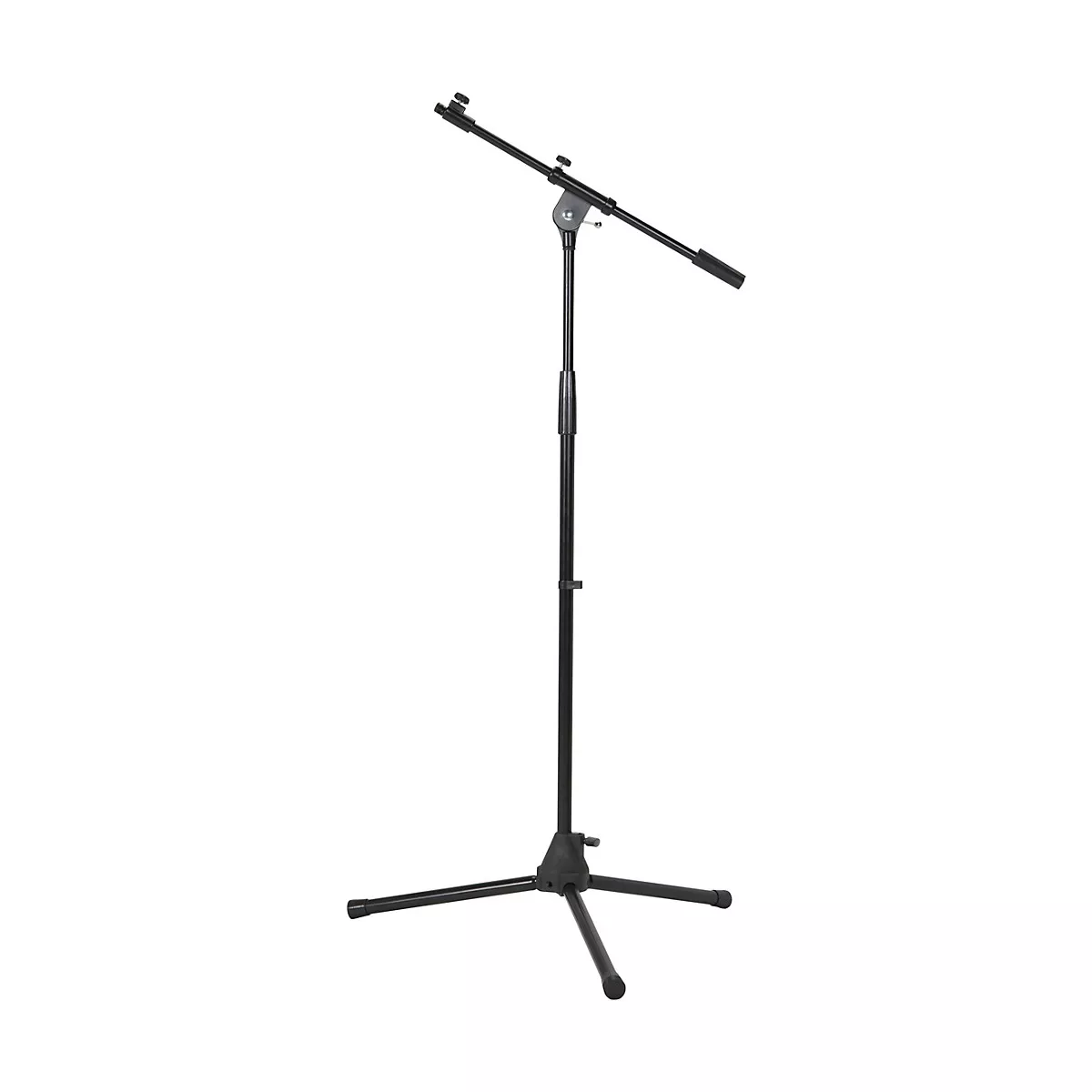 Musician's Gear Tripod Microphone Stand with Telescoping Boom Black