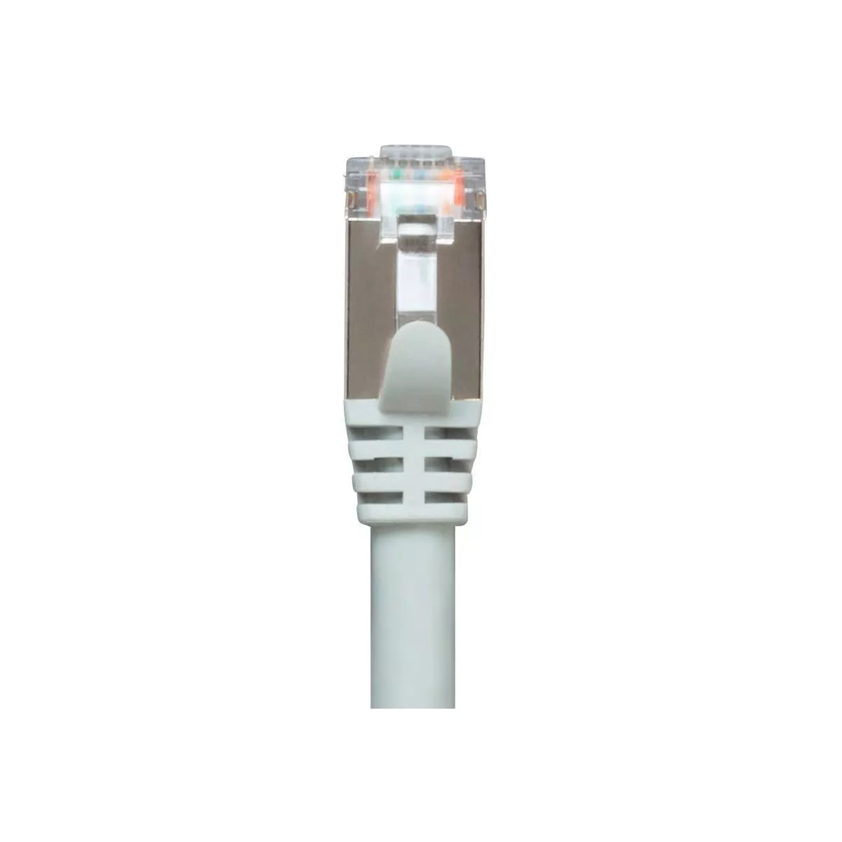 Monoprice Cat7 Ethernet Network Patch Cable - 7 feet - Gray | 26AWG, Shielded, (S/FTP) - Entegrade Series