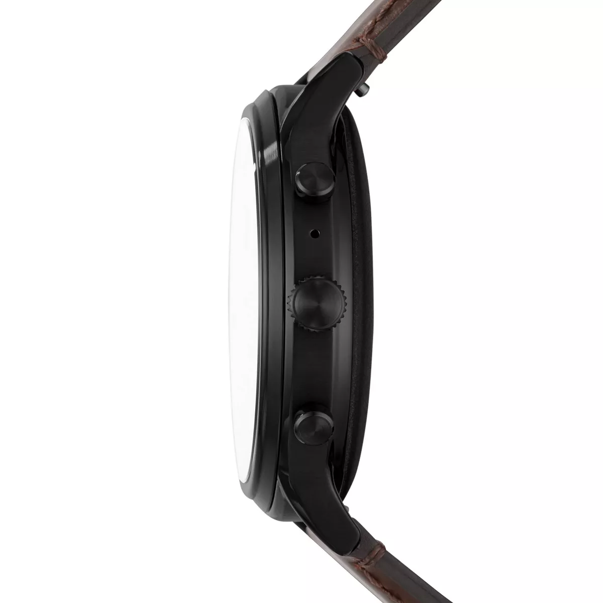 Fossil Gen 5 Smartwatch Carlyle HR 44mm - Black with Brown Leather