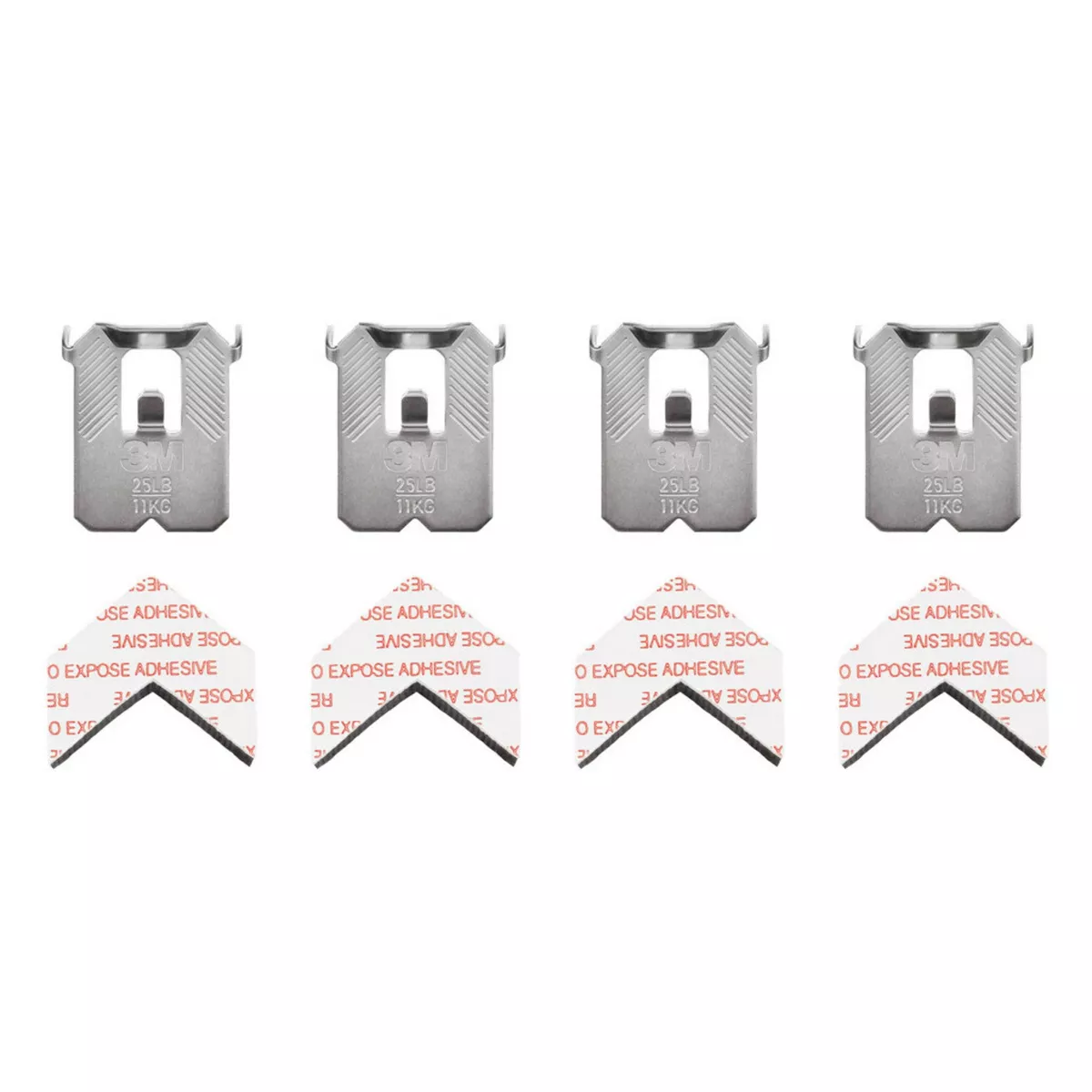 3M 25lb CLAW Drywall Picture Hanger with Temporary Spot Marker + 4 hangers and 4 markers
