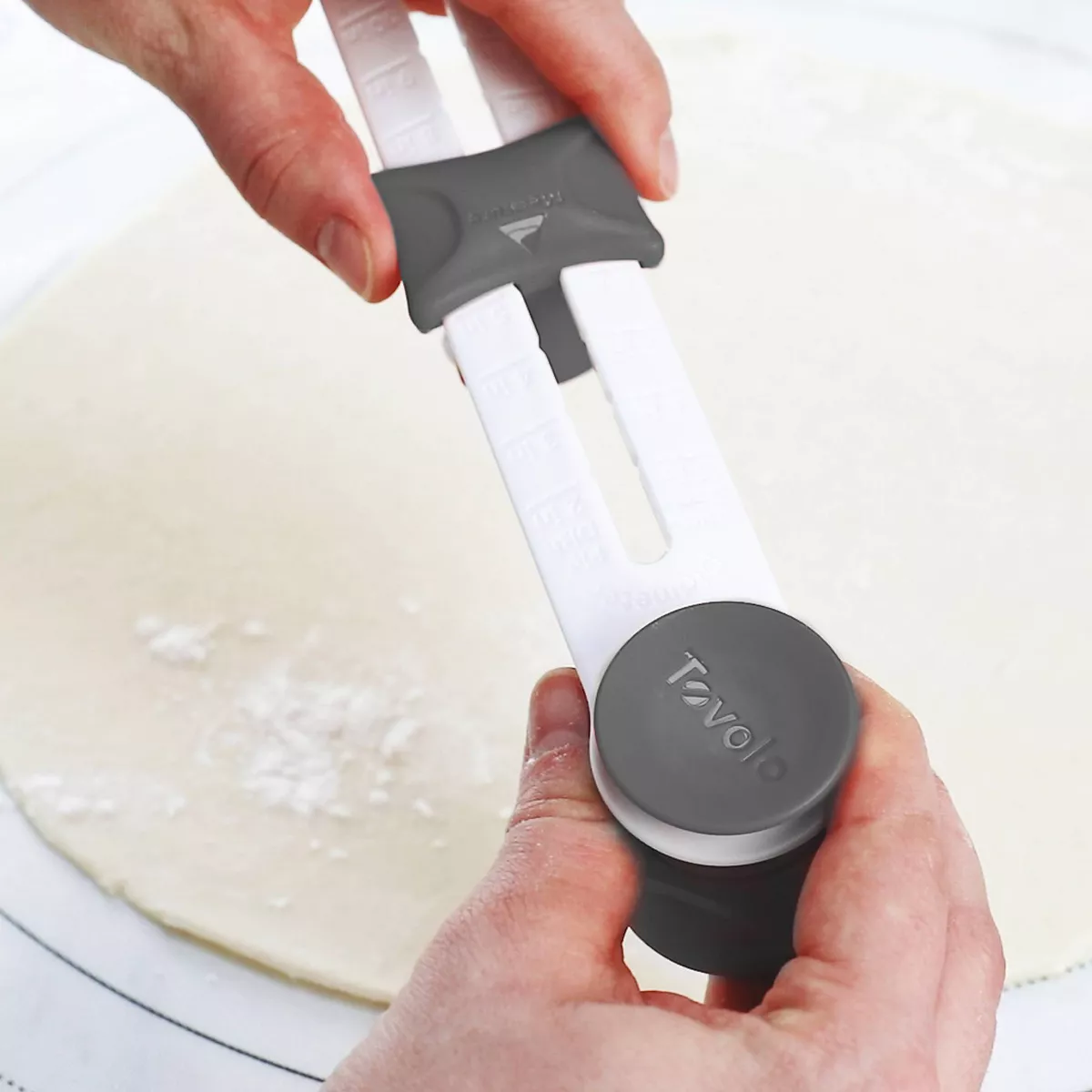 Tovolo Precision Pie Crust Cutter Charcoal