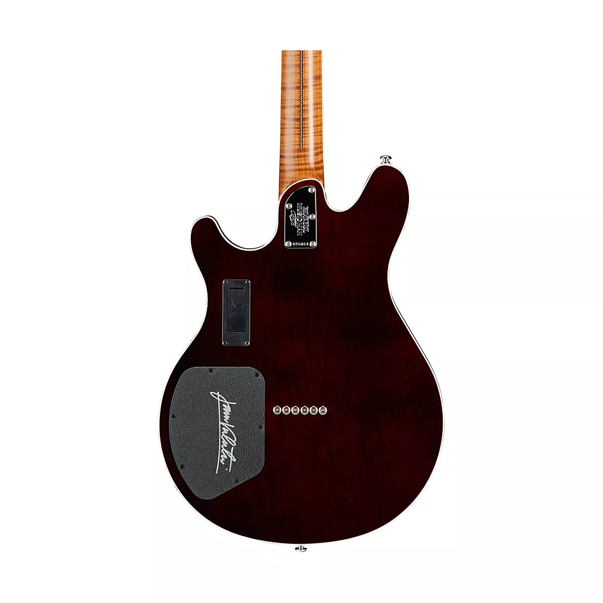 Ernie Ball Music Man Valentine BFR Electric Guitar Trans Walnut