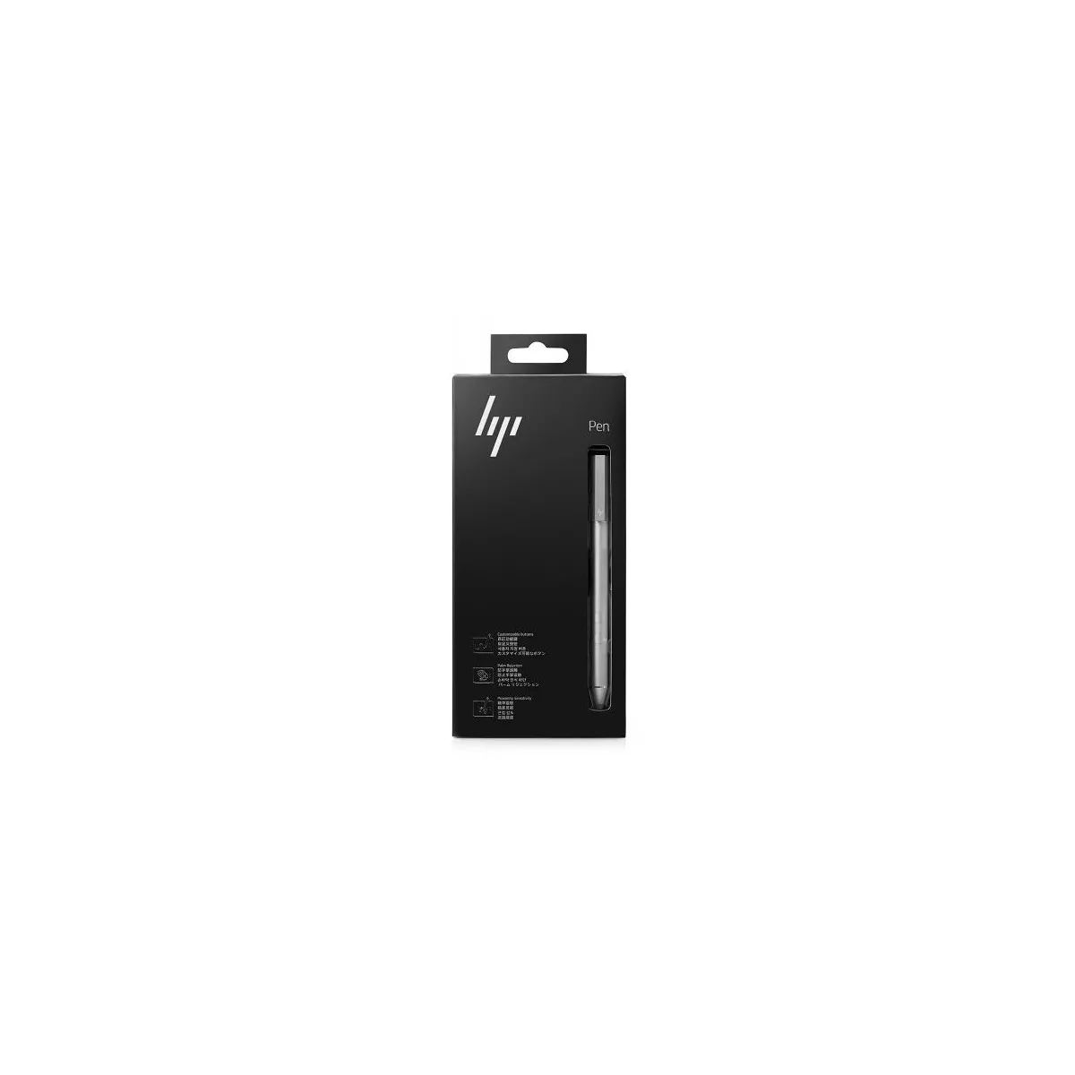 HP Stylus Pen Silver - N-trig Technology - Precision tip - Pressure sensitivity - Ink to text convertibility