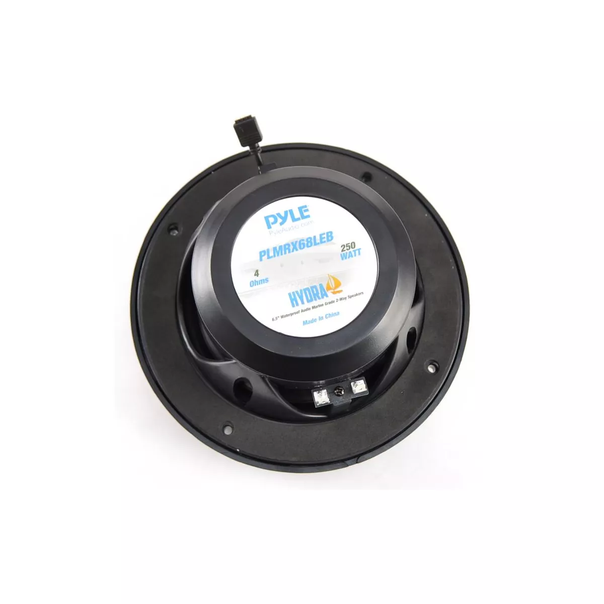 Pyle PLMRX68LEB 6.5 Inch 250 Watt Boat LED Speakers Pair (Certified Refurbished)