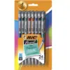 BIC Xtra Precision Mechanical Pencils, Assorted Metallic, pk of 24