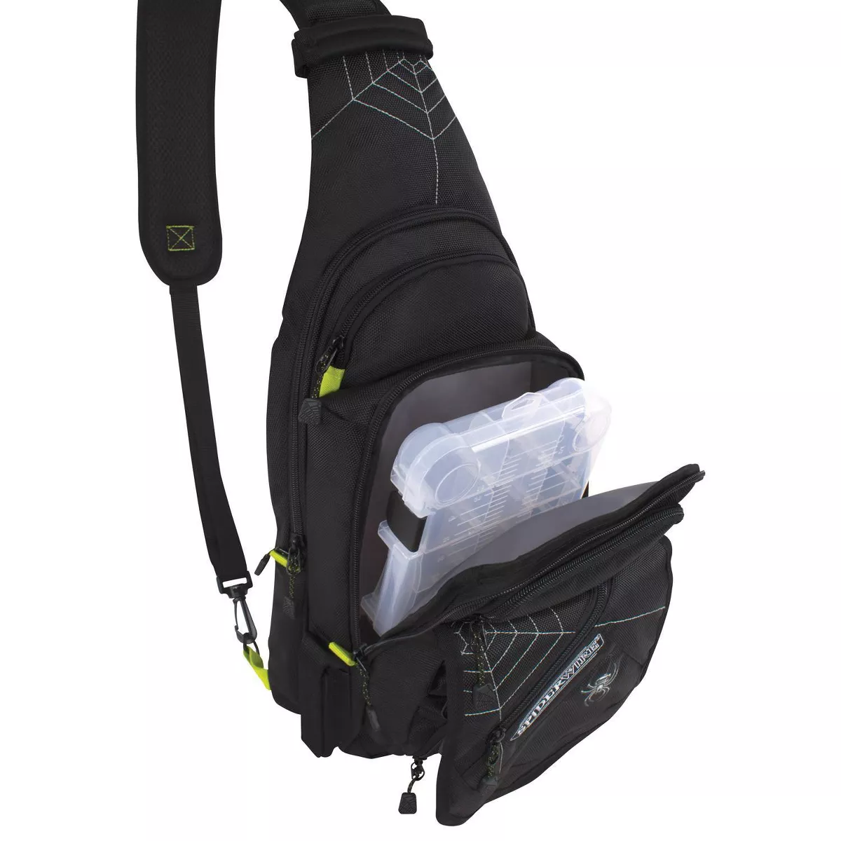 SpiderWire Tackle Sling Backpack - Black