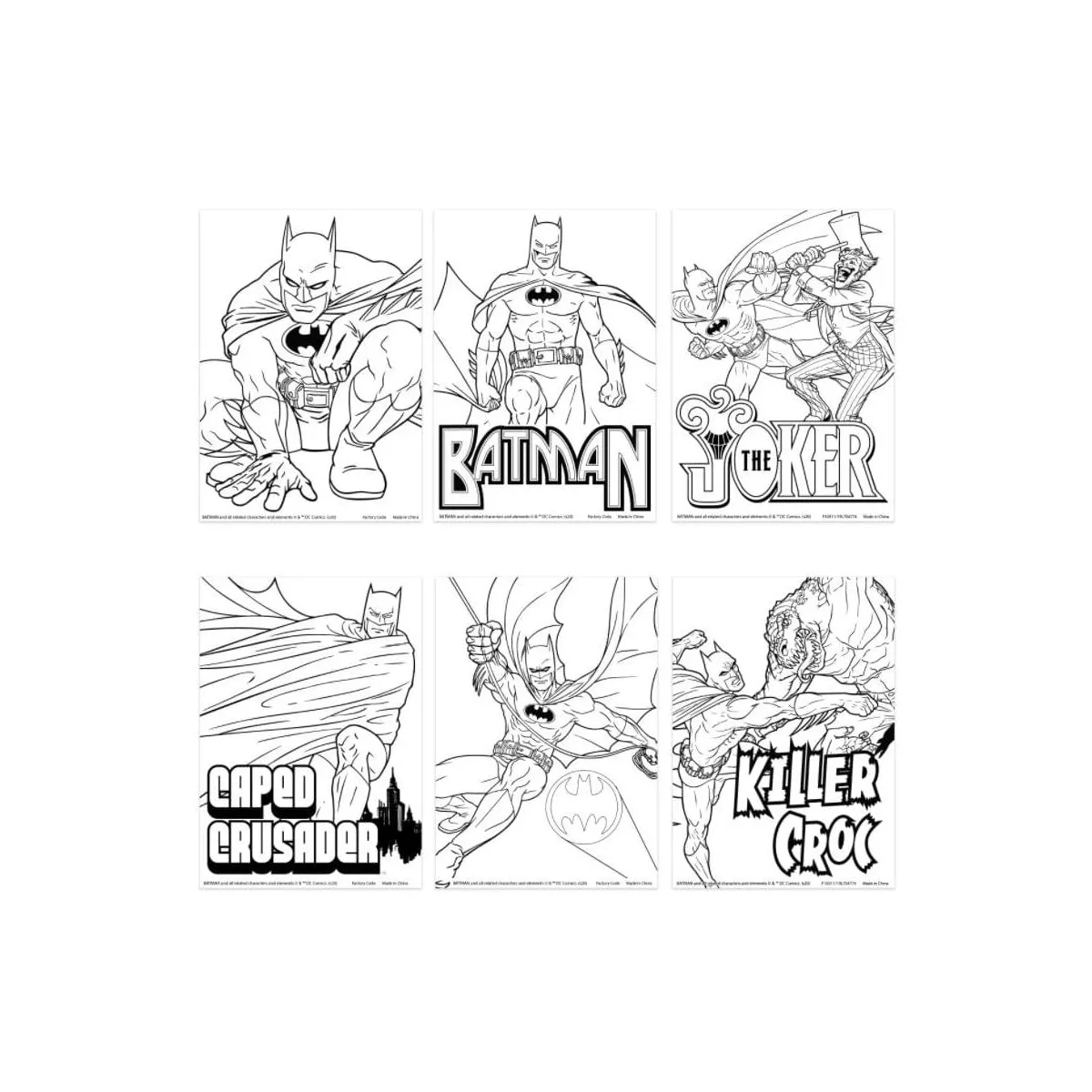 Innovative Designs DC Batman Activity Egg Craft Kit | Coloring Pages | Stickers | Markers | Crayons