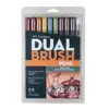 Tombow 10ct Dual Brush Pen Art Markers - Muted