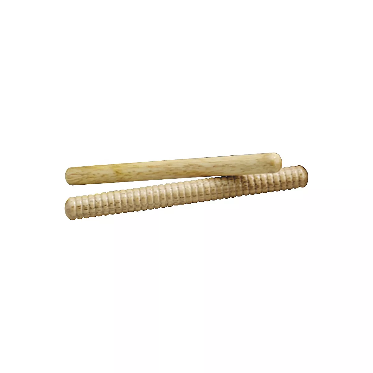Remo Rhythm Sticks - 1 Smooth, 1 Ringed Natural 8 in.