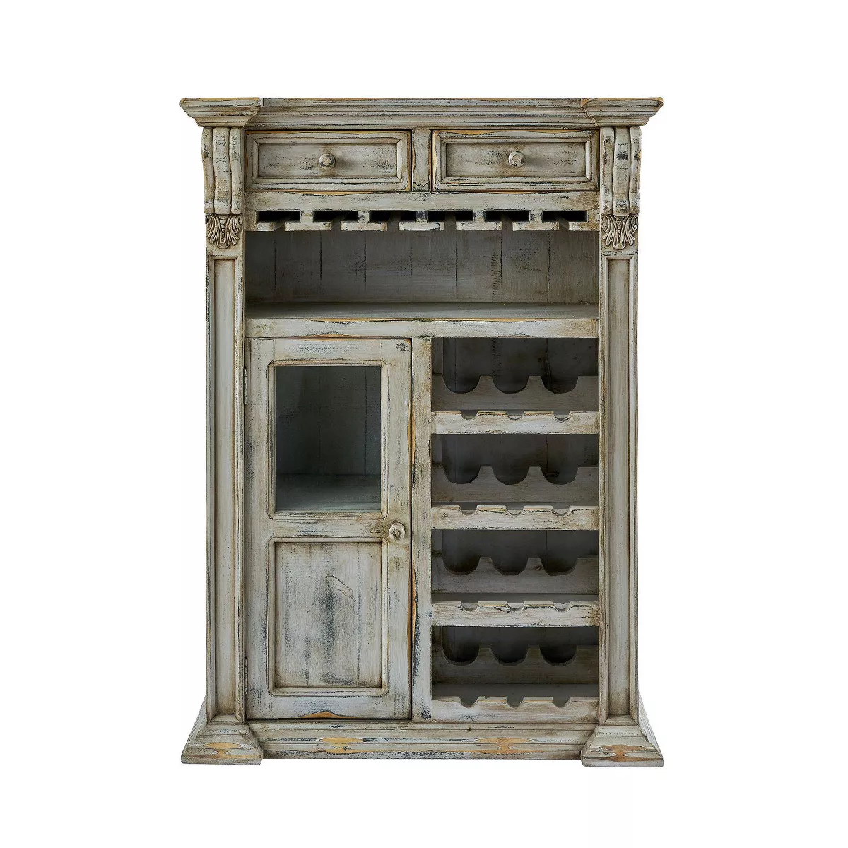 Celia Bar Console Light Gray - Picket House Furnishings