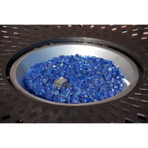 Sapphire Blue Reflective Fire Glass - Fire Sense