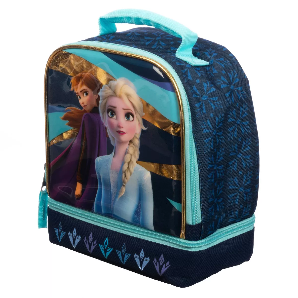 Disney Frozen 2 Dual Compartment Lunch Bag - Blue