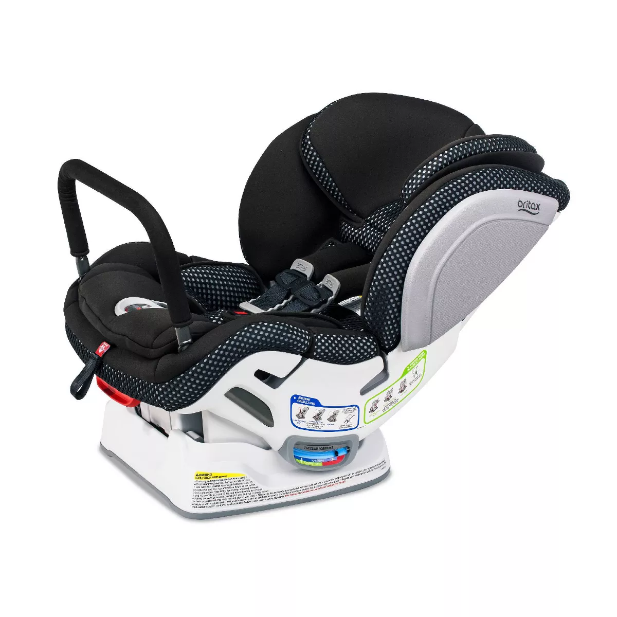 Britax Advocate ClickTight Anti-Rebound Bar Cool Flow Convertible Car Seat - Gray