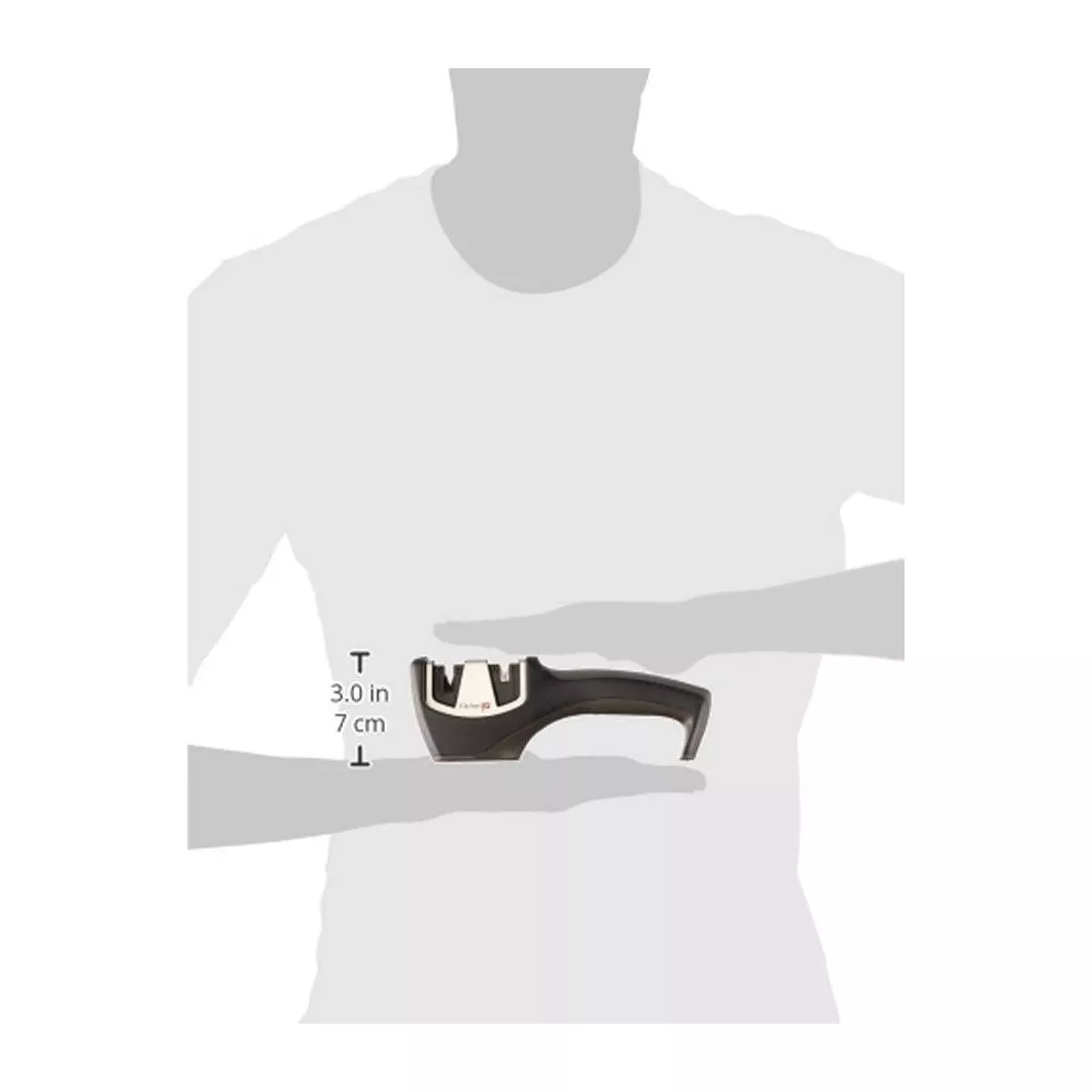 Kitchen IQ Straight Edge Pull-Thru Knife Sharpener