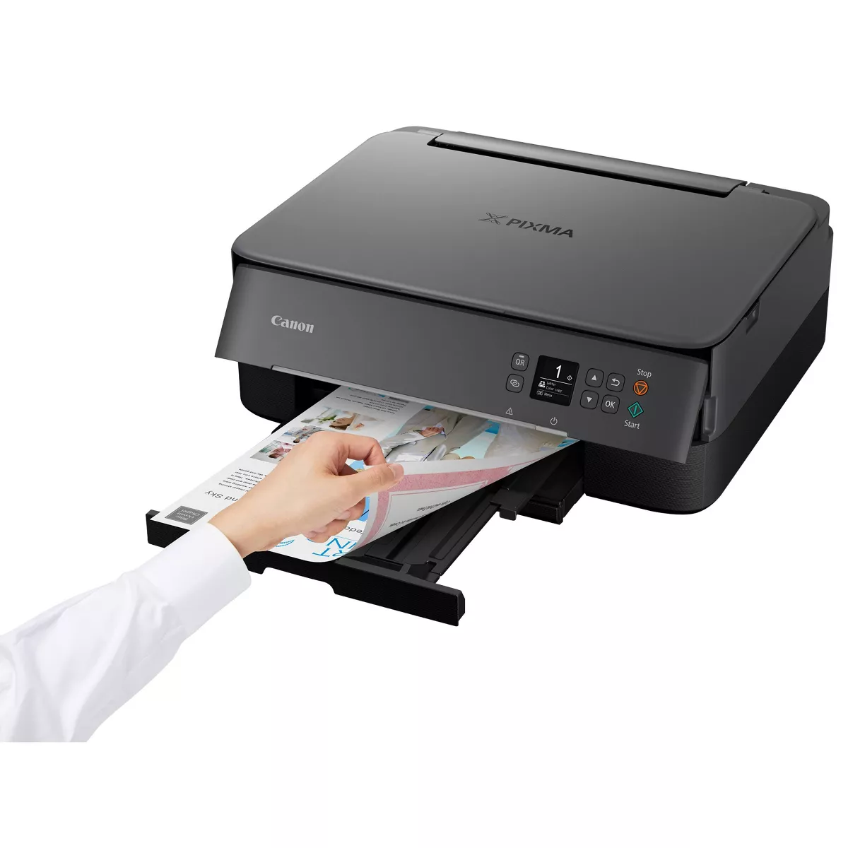 Canon PIXMA TS6420 Wireless All-In-One Photo Printer with Copier, Scanner and Mobile Printing - Black