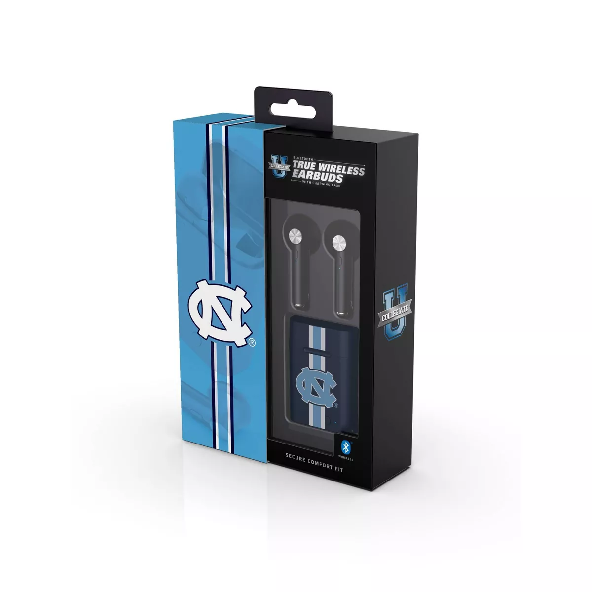 NCAA North Carolina Tar Heels True Wireless Bluetooth Stem Earbuds