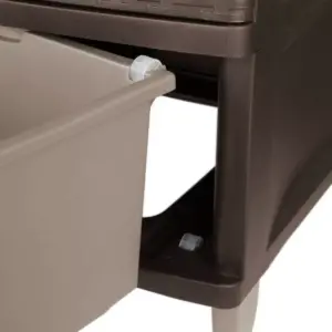 Sterilite 3-Drawer Woven Storage Unit - Espresso