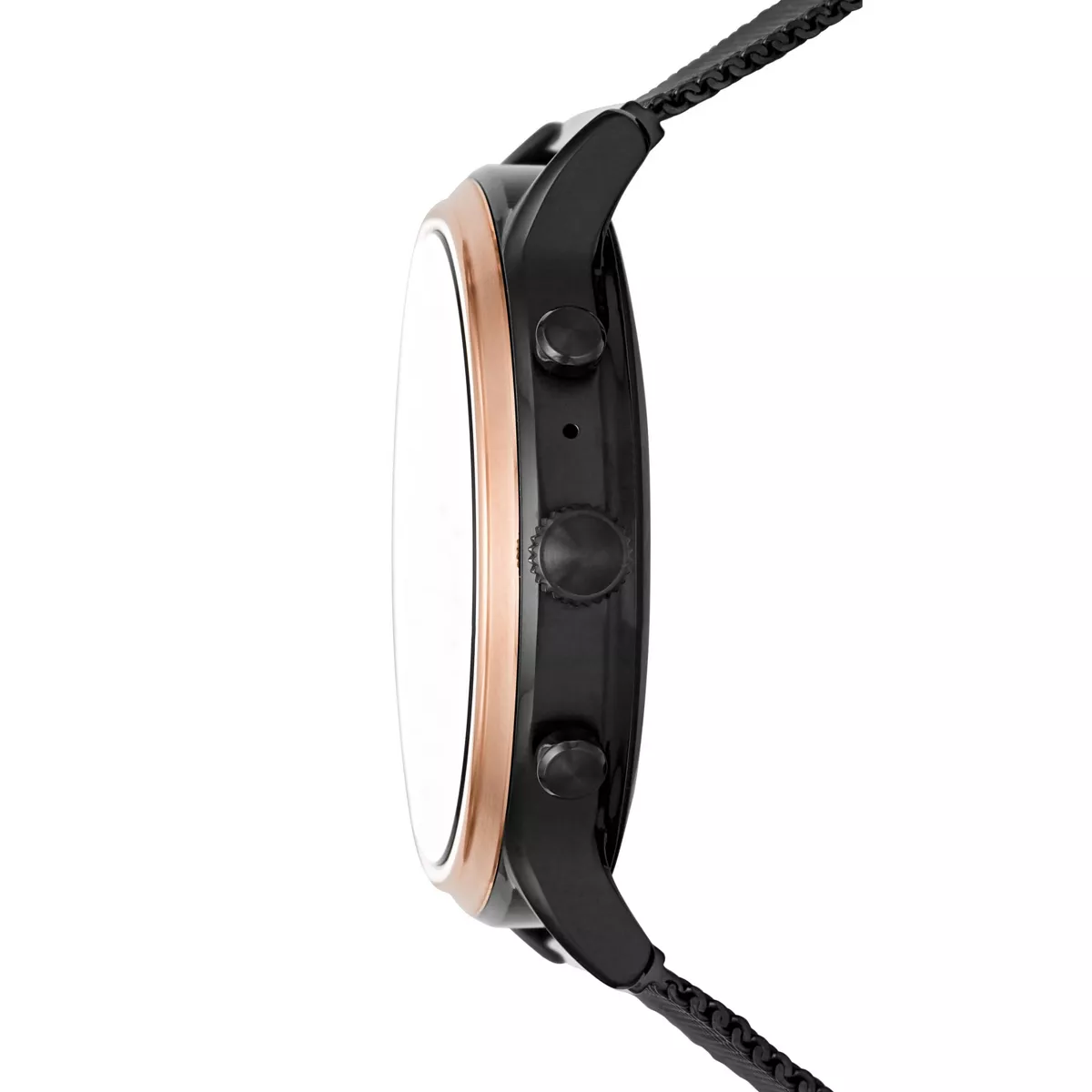 Fossil Gen 5 Smartwatch Julianna HR 44mm - Black Stainless Steel Mesh