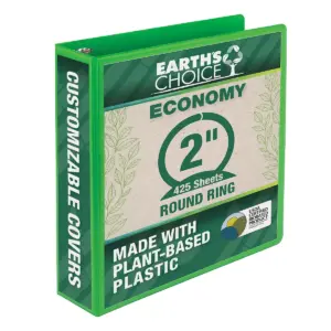 Samsill® Biobased Economy Round Ring View Binders 3 Rings 2