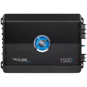 Planet Audio Pulse 1500W Monoblock Class AB MOSFET Amplifier and Remote Bundle with BOSS Audio Systems 8 Gauge Car Amplifier Installation Wiring Kit