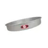 Fat Daddio's PRD-122 Anodized Aluminum Round Cake Pan with Solid Bottom, 12 x 2"