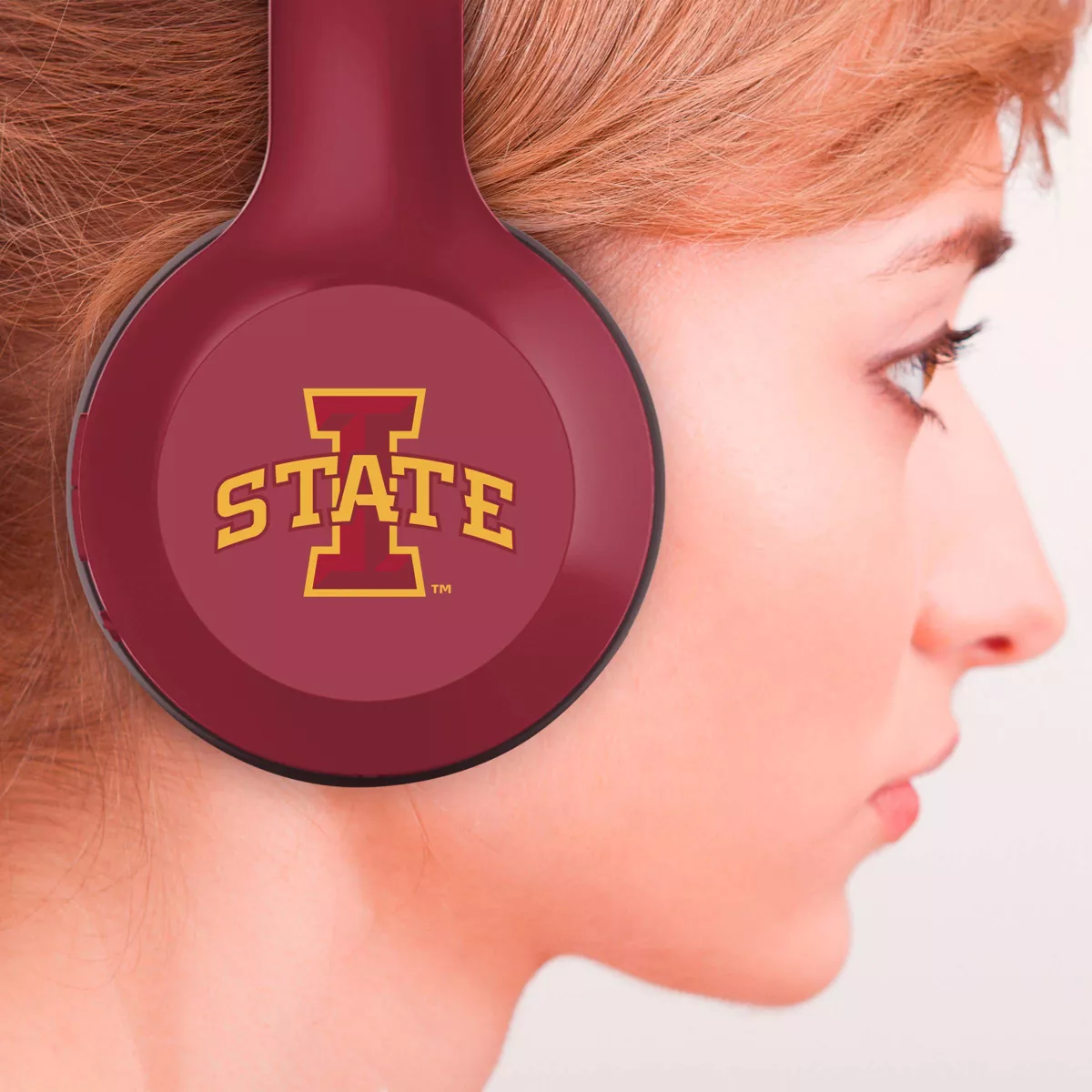 NCAA Iowa State Cyclones Wireless Bluetooth Over-Ear Headphones