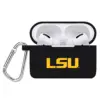 NCAA LSU Tigers Apple AirPods Pro Compatible Silicone Battery Case Cover - Black