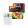 Arteza Professional Watercolor Pencils and Water Brush Pens Bundle (ARTZ-NBNDL119)