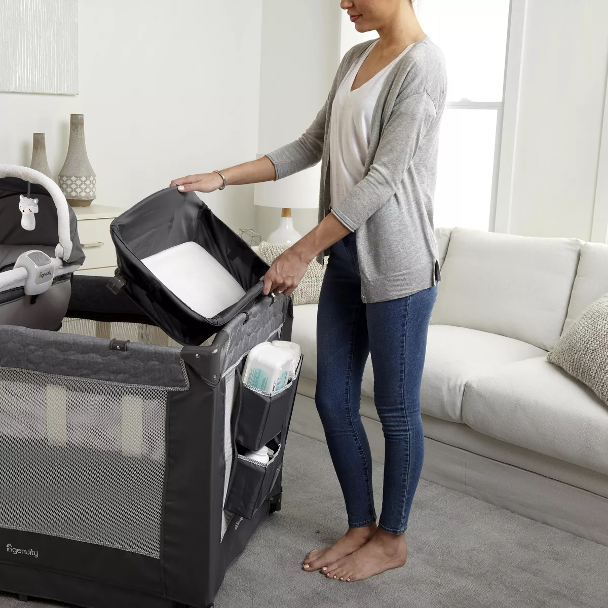 Ingenuity Dream Comfort Smart and Simple Playard - Connolly