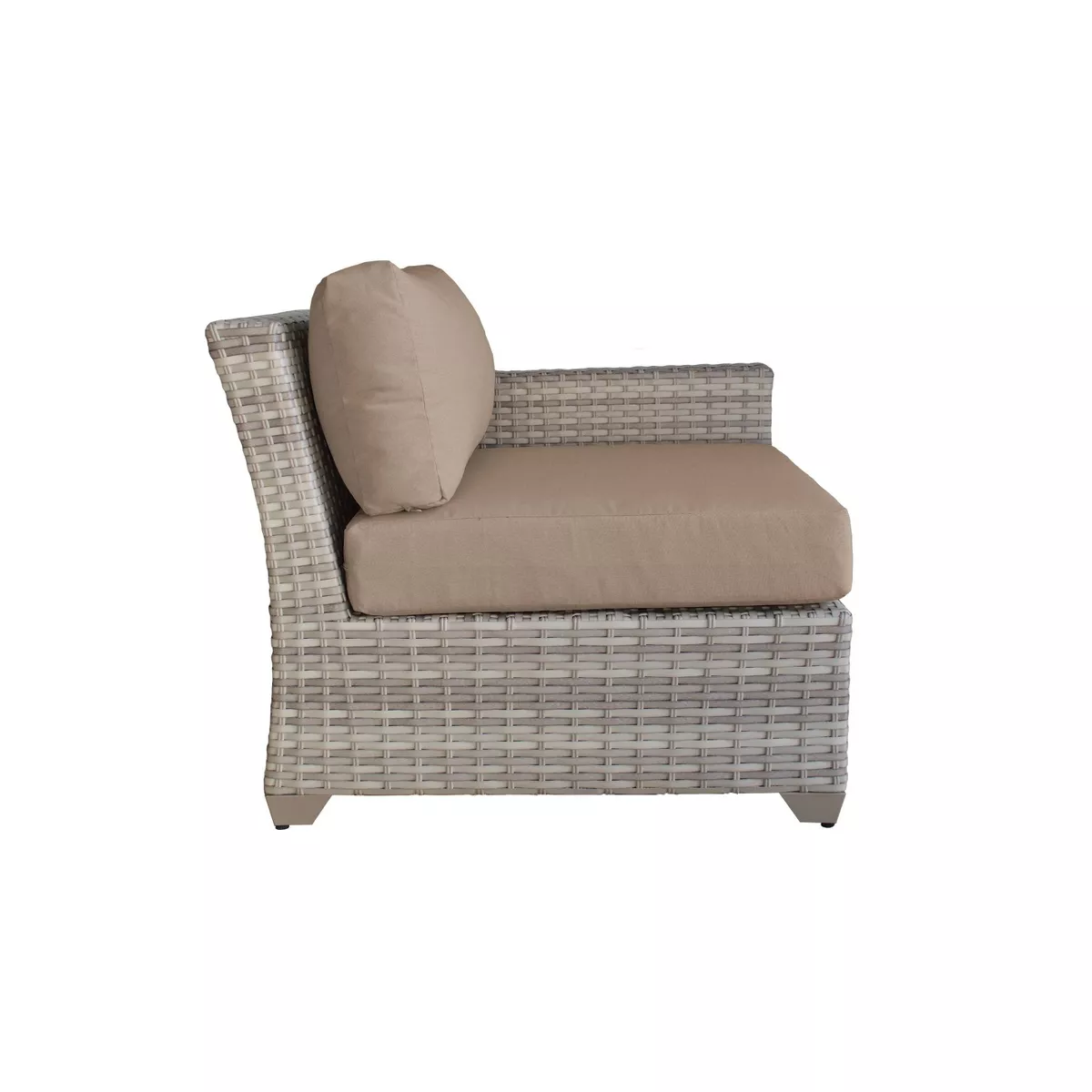 Fairmont 6pc Patio Seating Set with Cushions - Wheat - TK Classics
