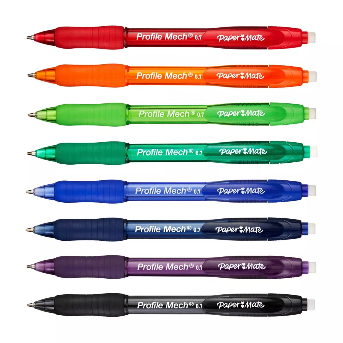 Paper Mate 8pk Profile Comfort Grip #2 Mechanical Pencils
