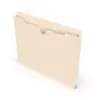 MyOfficeInnovations Paper Stock File Jacket 1" Expansion Ltr Manila 50/CT 541092