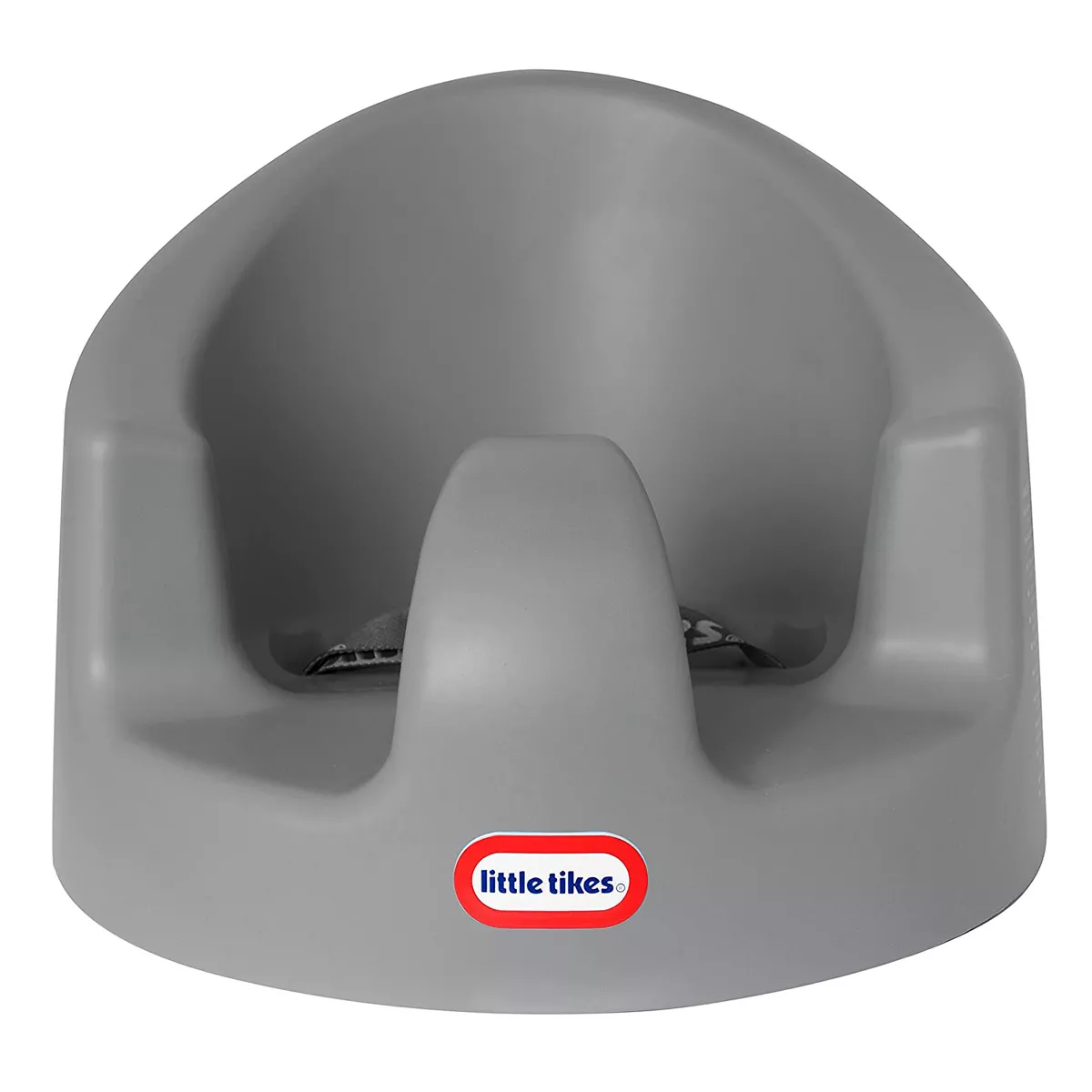 Little Tikes My First Seat Foam Cushion Floor Support Seat Baby Chair for Infant, Toddler, and Baby Feeding, Dining, and Activity Playing (Grey)